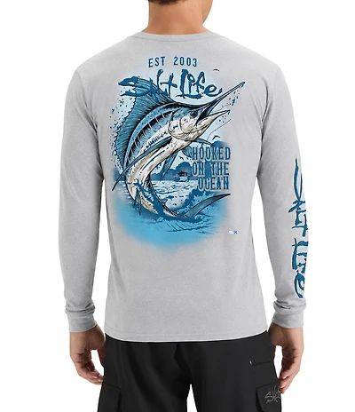 Salt Life Full Throttle Long Sleeve UPF T-Shirt