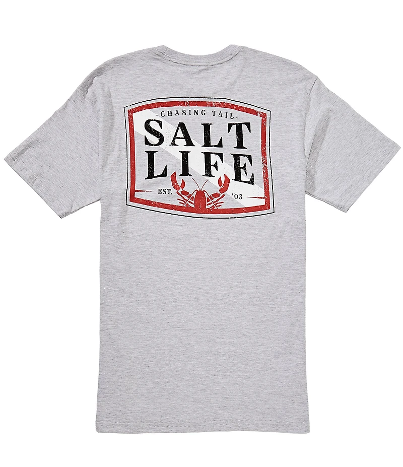 Salt Life Gone Divin Short Sleeve Heathered T-Shirt