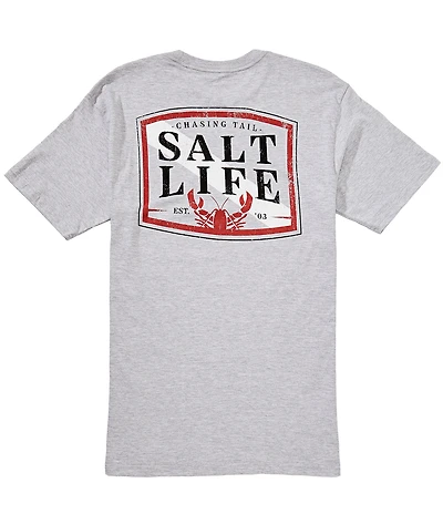 Salt Life Gone Divin Short Sleeve Heathered T-Shirt
