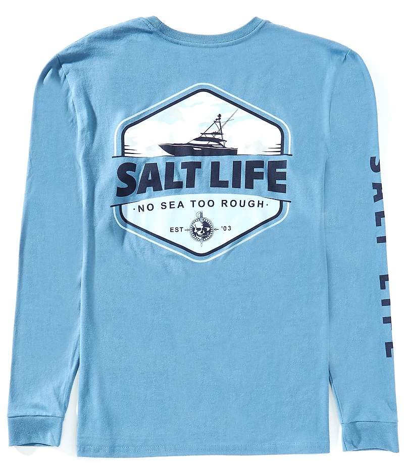 Salt Life Heavy Seas Long Sleeve Jersey T-Shirt
