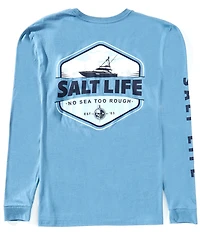 Salt Life Heavy Seas Long Sleeve Jersey T-Shirt