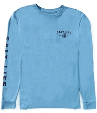 Salt Life Heavy Seas Long Sleeve Jersey T-Shirt