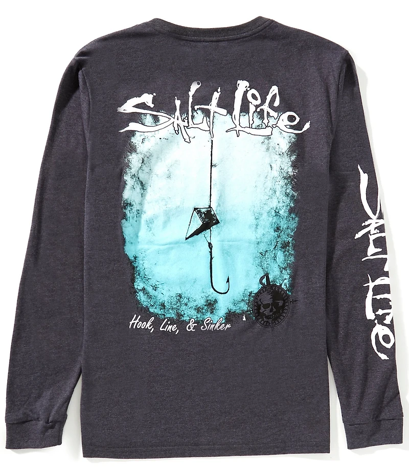 Salt Life Hook Line And Sinker Long Sleeve T-Shirt