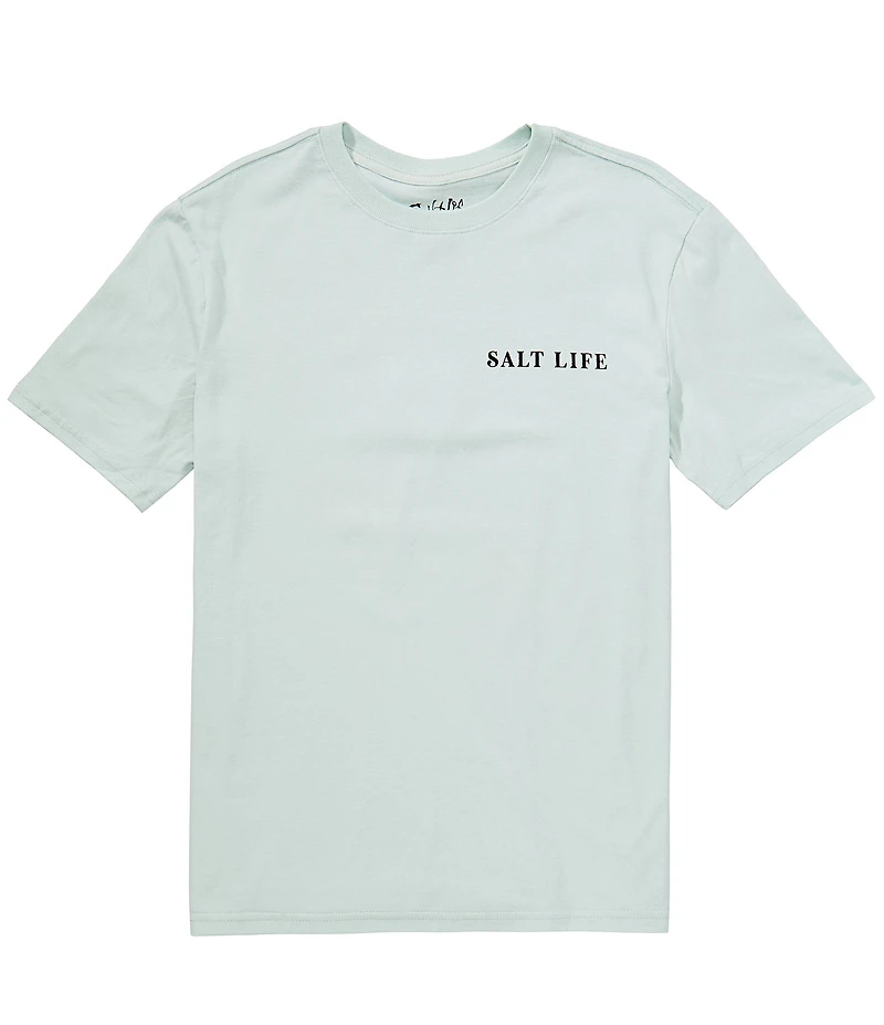 Salt Life Jaws Of Steel Americana Short Sleeve T-Shirt