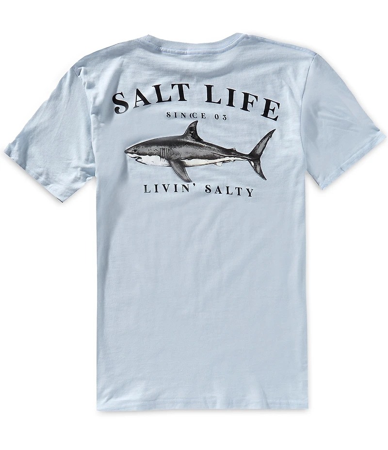 Salt Life Jaws Of Steel Short Sleeve Graphic T-Shirt