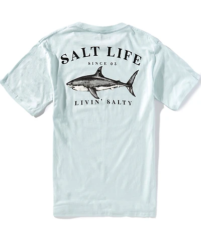 Salt Life Jaws Of Steel Short Sleeve Graphic T-Shirt