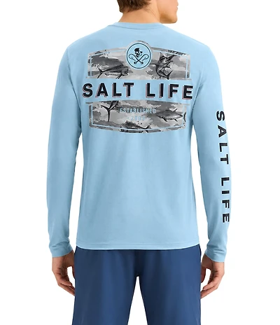 Salt Life Legacy Camo Badge Long-Sleeve T-Shirt