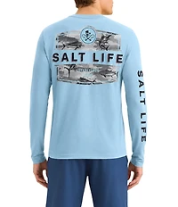 Salt Life Legacy Camo Badge Long-Sleeve T-Shirt