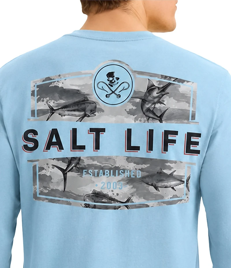 Salt Life Legacy Camo Badge Long-Sleeve T-Shirt