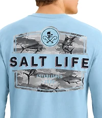 Salt Life Legacy Camo Badge Long-Sleeve T-Shirt