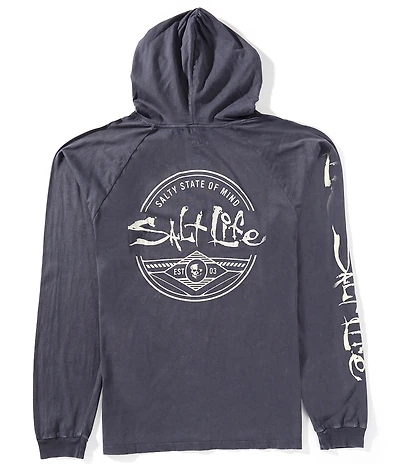 Salt Life Legacy Long Sleeve Salt Washed Jersey Hooded T-Shirt