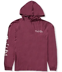 Salt Life Legacy Long Sleeve Salt Washed Jersey Hooded T-Shirt