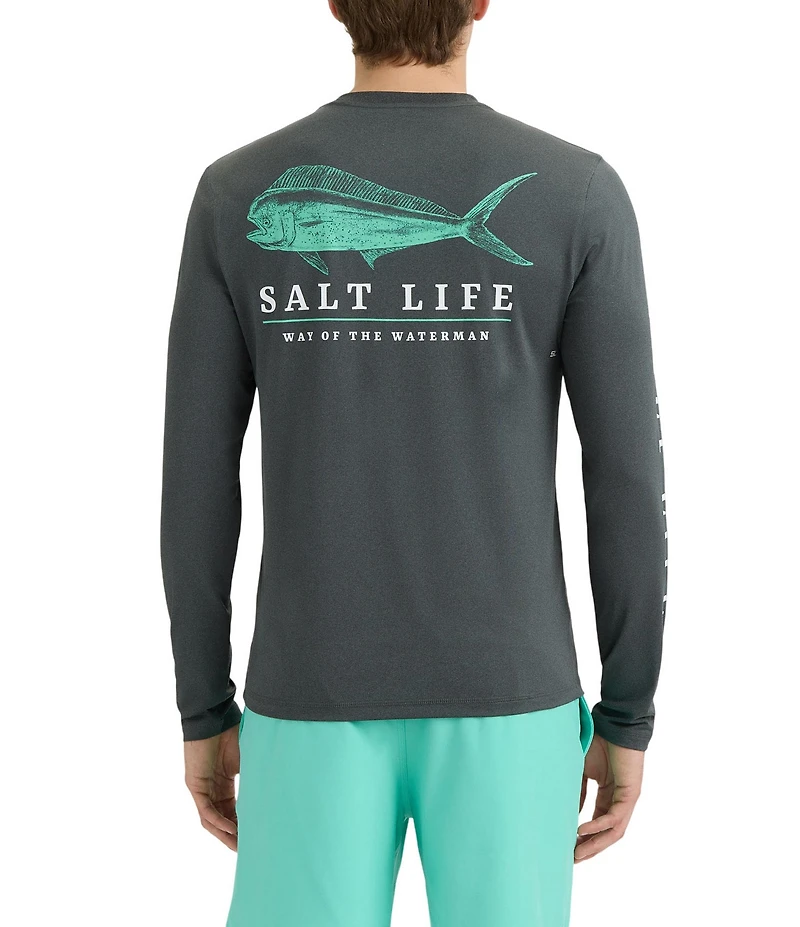 Salt Life Mahi Way Long Sleeve Uvapor Performance T-Shirt