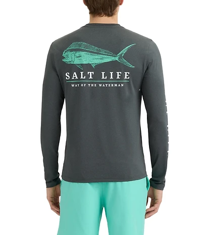 Salt Life Mahi Way Long Sleeve Uvapor Performance T-Shirt