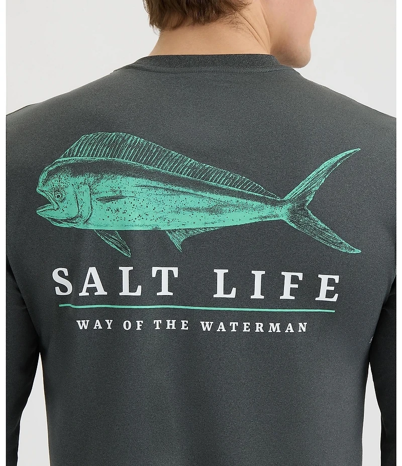Salt Life Mahi Way Long Sleeve Uvapor Performance T-Shirt