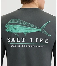 Salt Life Mahi Way Long Sleeve Uvapor Performance T-Shirt