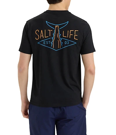 Salt Life Neon Light Tail Short Sleeve T-Shirt