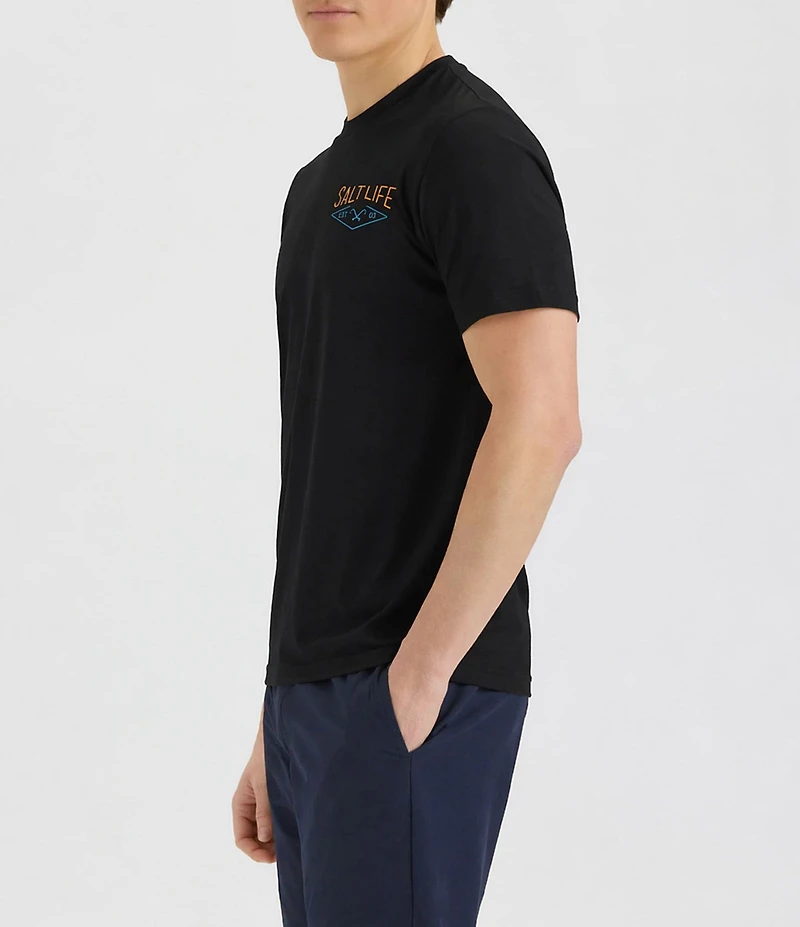 Salt Life Neon Light Tail Short Sleeve T-Shirt