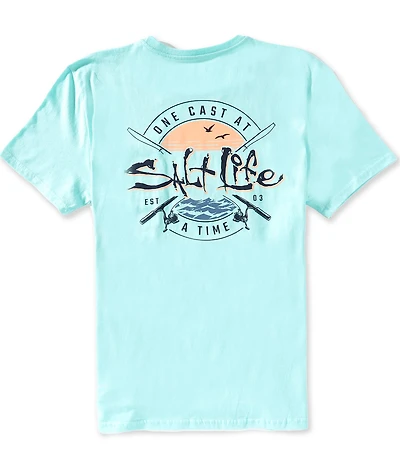 Salt Life One Cast At A Time Short Sleeve T-Shirt