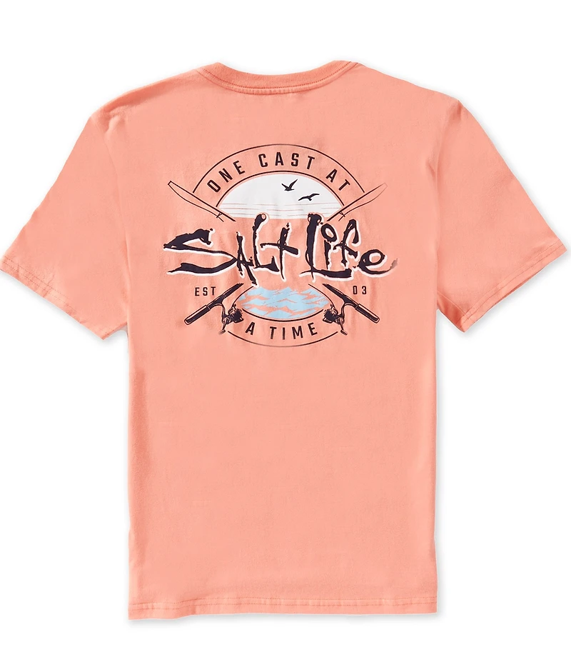 Salt Life One Cast At A Time Short Sleeve T-Shirt