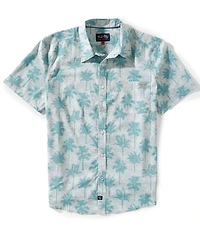 Salt Life Palm Haze Short Sleeve Performance Woven Shirt