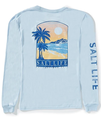 Salt Life Palm Isle Long Sleeve Jersey T-Shirt
