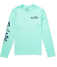 Salt Life Salt Water Long Sleeve SLX Uvapor Perforated Mesh T-Shirt