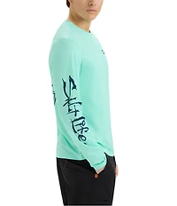 Salt Life Salt Water Long Sleeve SLX Uvapor Perforated Mesh T-Shirt