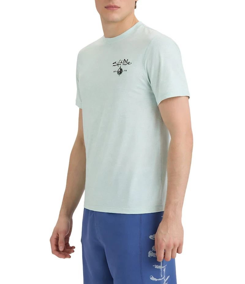 Salt Life Salty Forecast Boat Short Sleeve T-Shirt