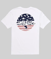 Salt Life Salty Honor Bones Short Sleeve T-Shirt