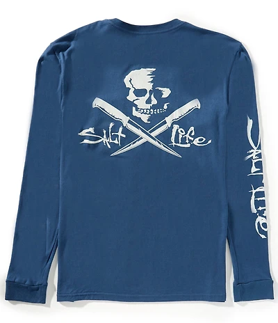 Salt Life Skull And Fillet Long Sleeve T-Shirt