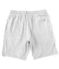 Salt Life Stride 19#double; Outseam Heathered-Knit Shorts