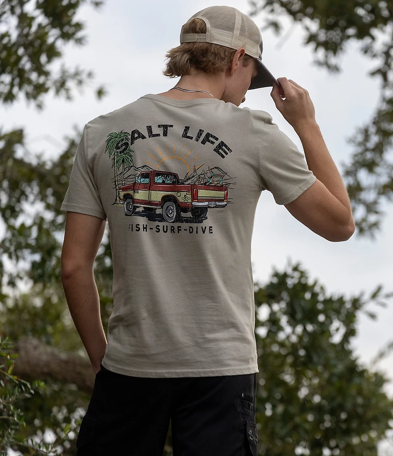 Salt Life Truck Graphic Short Sleeve T-Shirt