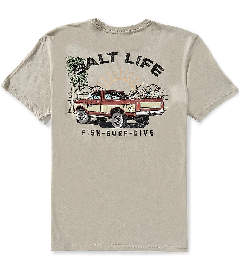 Salt Life Truck Graphic Short Sleeve T-Shirt