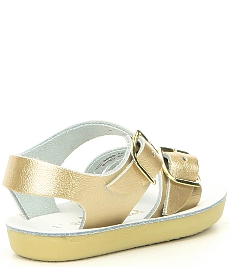 Saltwater Sandals by Hoy Girls' Sea Wee Water Friendly Sandal Crib Shoes (Infant)