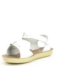 Saltwater Sandals by Hoy Girls' Sun-San Surfer Water Friendly Leather Sandals (Toddler)