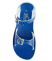 Saltwater Sandals by Hoy Girls' Sun-San Surfer Water Friendly Leather Sandals (Toddler)