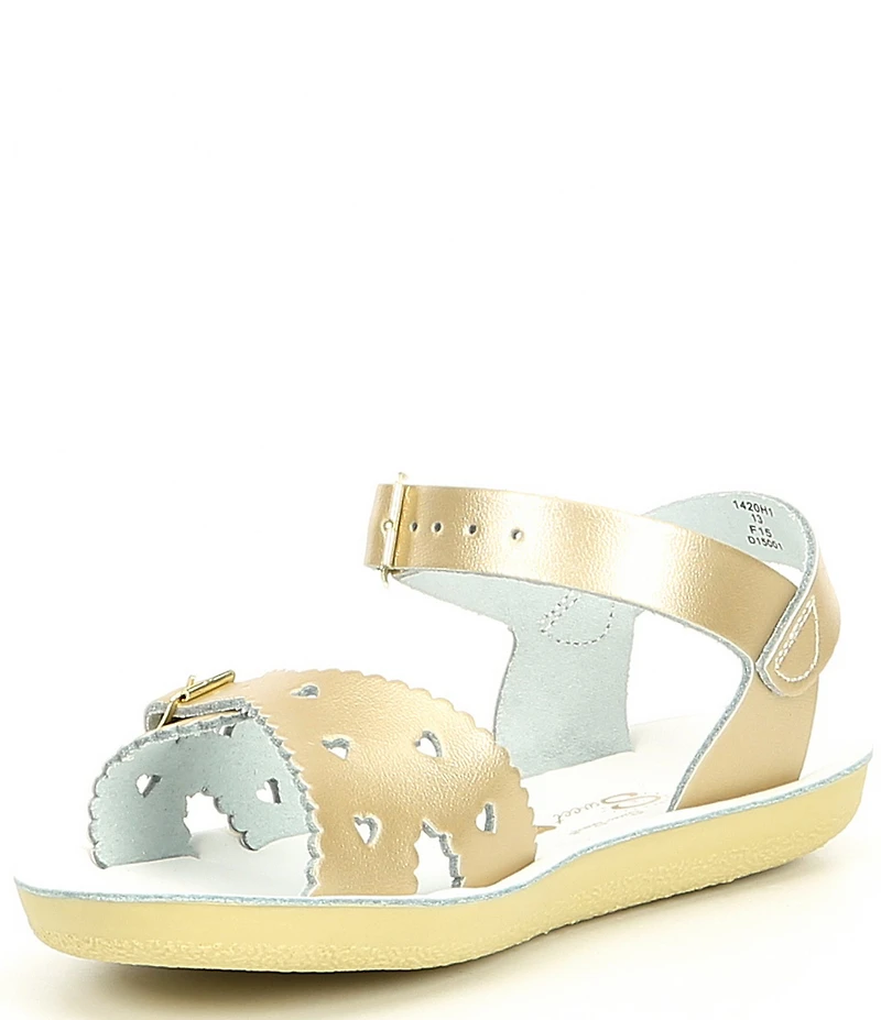 Saltwater Sandals by Hoy Girls' Sun-San Sweetheart Water Friendly Sandals (Infant)