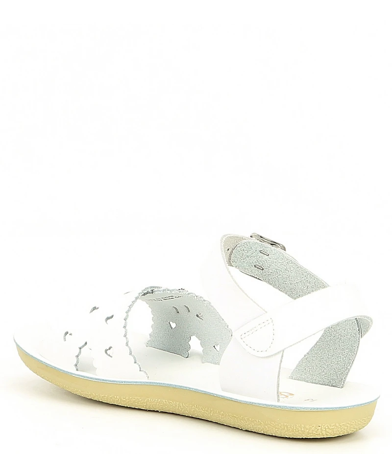 Saltwater Sandals by Hoy Girls' Sun-San Sweetheart Water Friendly Leather Sandals (Toddler)