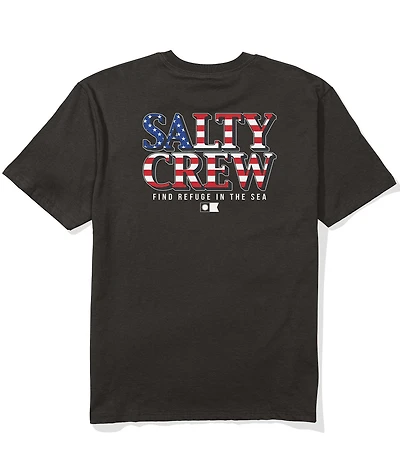 Salty Crew America Optic Logo Short Sleeve T-Shirt