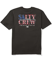 Salty Crew America Optic Logo Short Sleeve T-Shirt