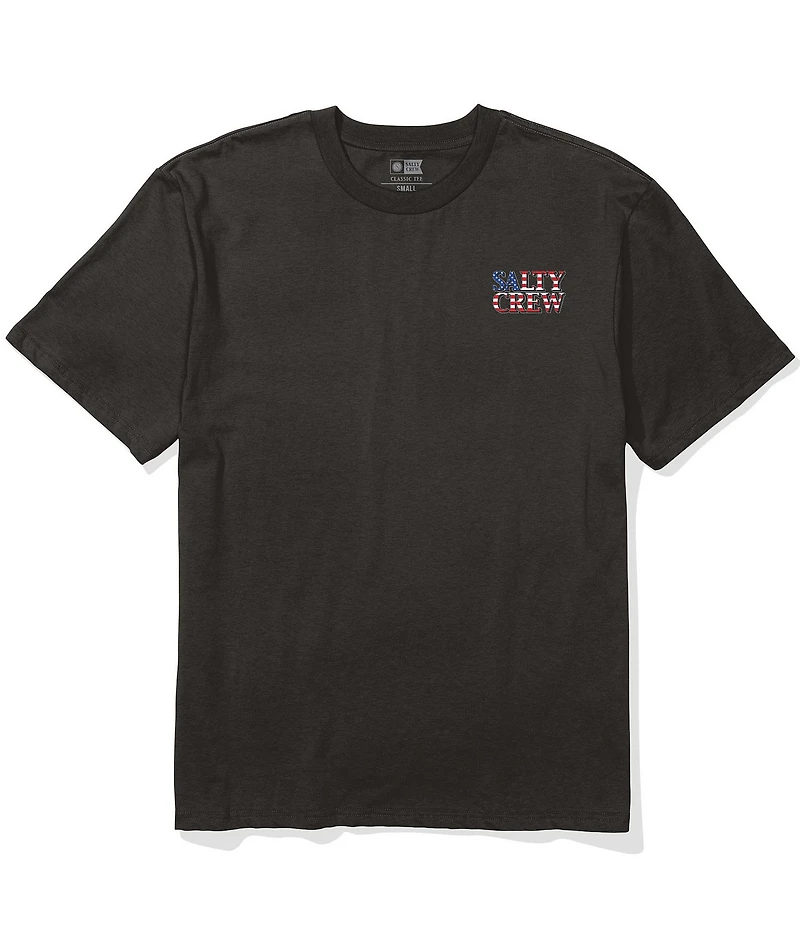 Salty Crew America Optic Logo Short Sleeve T-Shirt