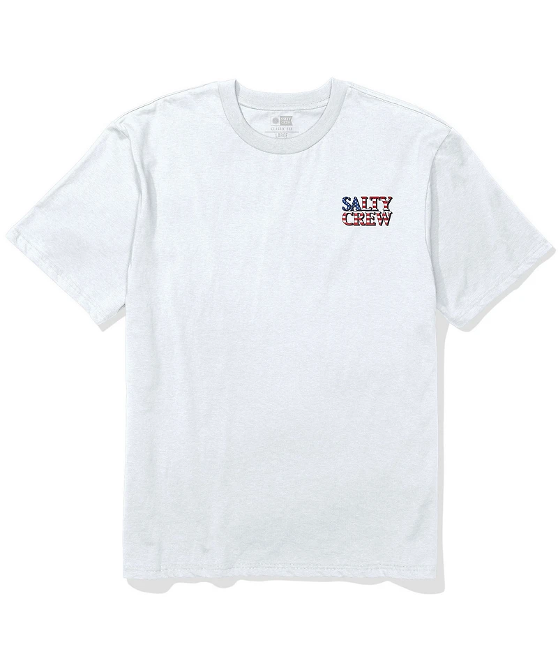 Salty Crew America Optic Logo Short Sleeve T-Shirt