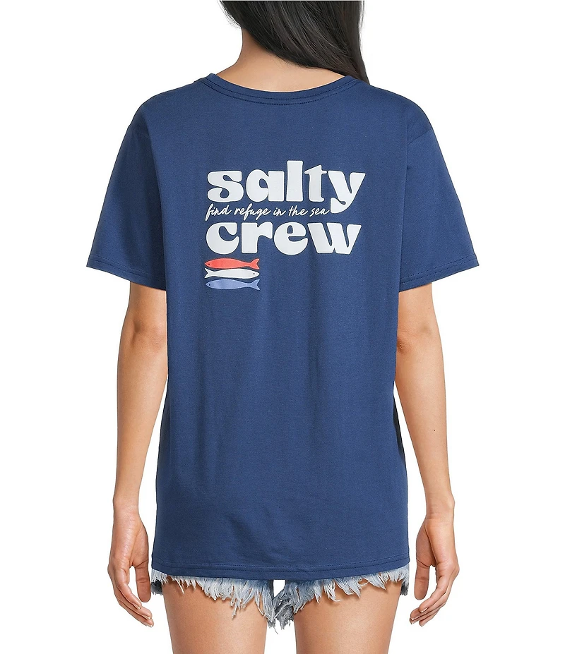 Salty Crew American Catch Short Sleeve Boyfriend T-Shirt