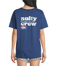 Salty Crew American Catch Short Sleeve Boyfriend T-Shirt
