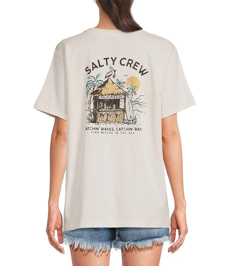 Salty Crew Beach Hut Short Sleeve T-Shirt