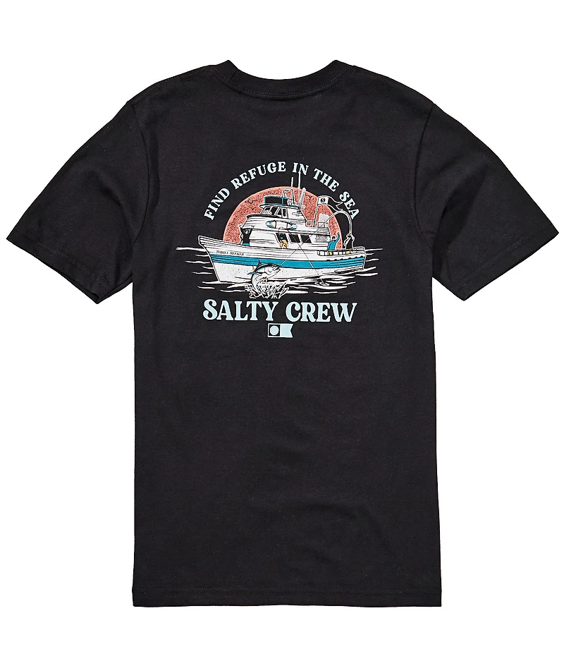 Salty Crew Big Boys Day Charter Boys Short Sleeve T-Shirt