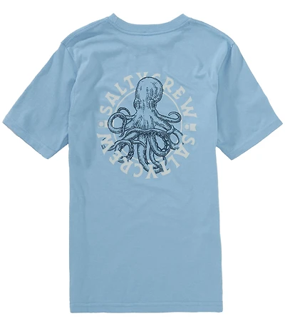 Salty Crew Big Boys Short Sleeve Tentacles Graphic T-Shirt