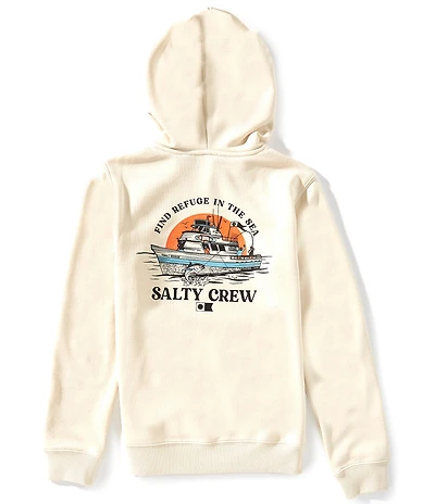 Salty Crew Big Boys Long Sleeve Day Charter Boys Fleece Hoodie