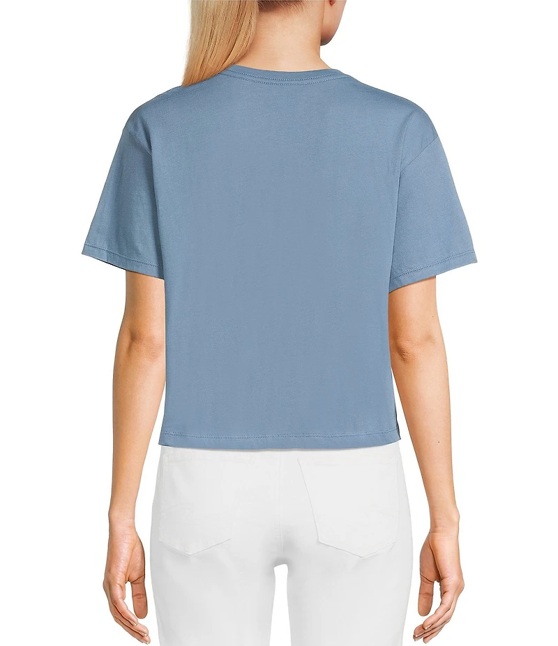 Salty Crew Boat Shop Short Sleeve Cropped T-Shirt